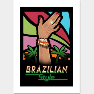 Brazilian, Fashion, Nail Polish, Woman, Gift Posters and Art